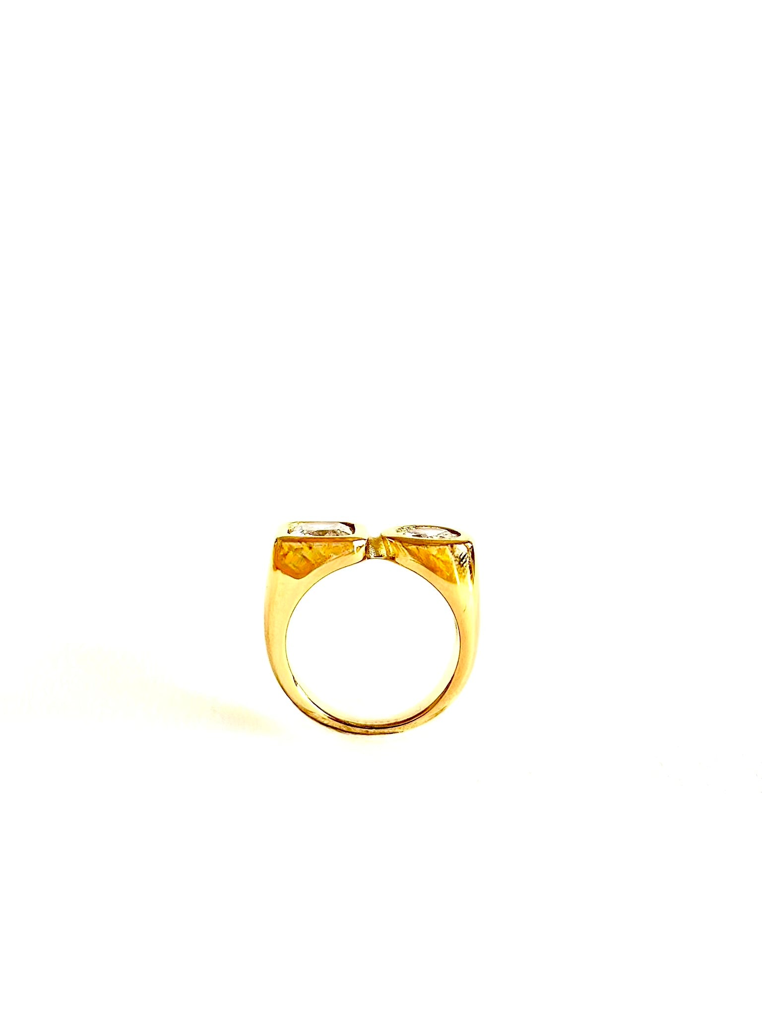 anello "double sparkle"