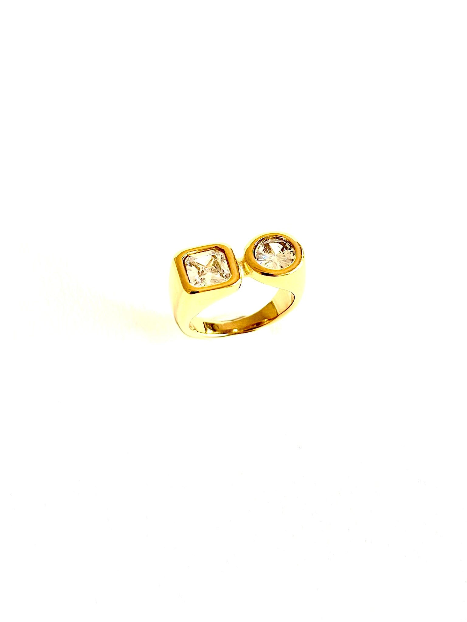 anello "double sparkle"